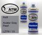 Preview: Audi, Aviator Gray Pearl, LZ7W / 1X: 400ml Sprühdose + 400ml Klarlack - Set, von ATW Autoteile West.